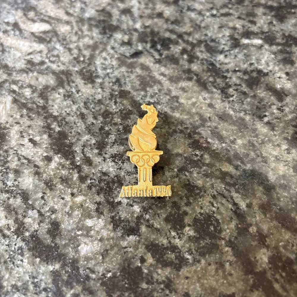Atlanta 1996 Olympic‎ Pin 100 Gold Sport Games Jewelry